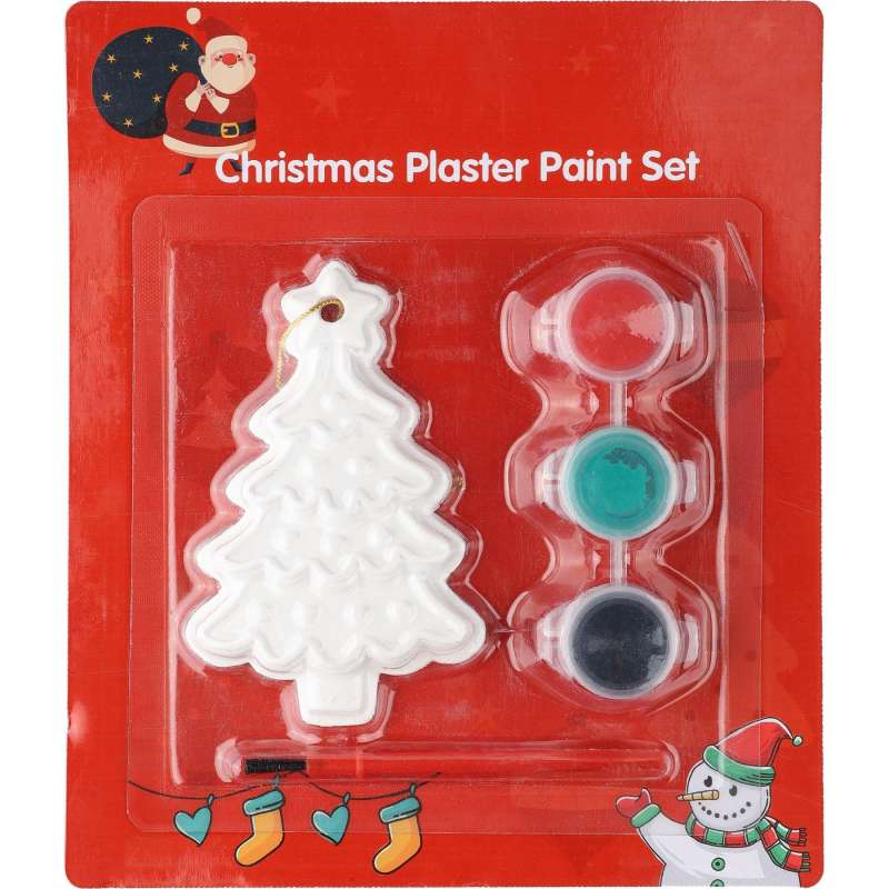 Coffret de peinture Sapin de Noël en PS Amaris - Décoration de Noël à prix grossiste
