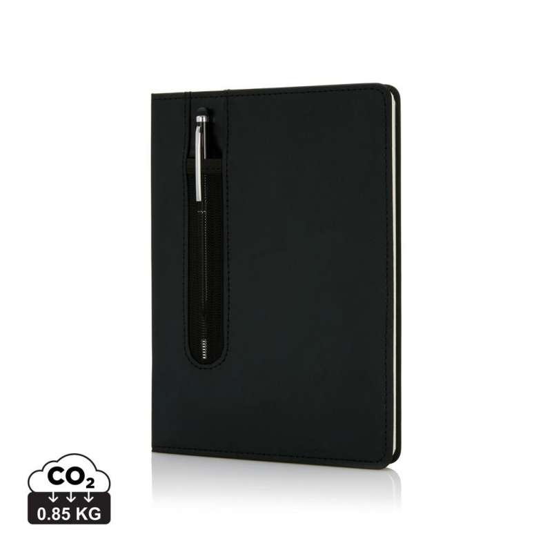 Carnet A5 à couverture rigide en matière ABS avec Stylo tactile - Fourniture de bureau à prix grossiste