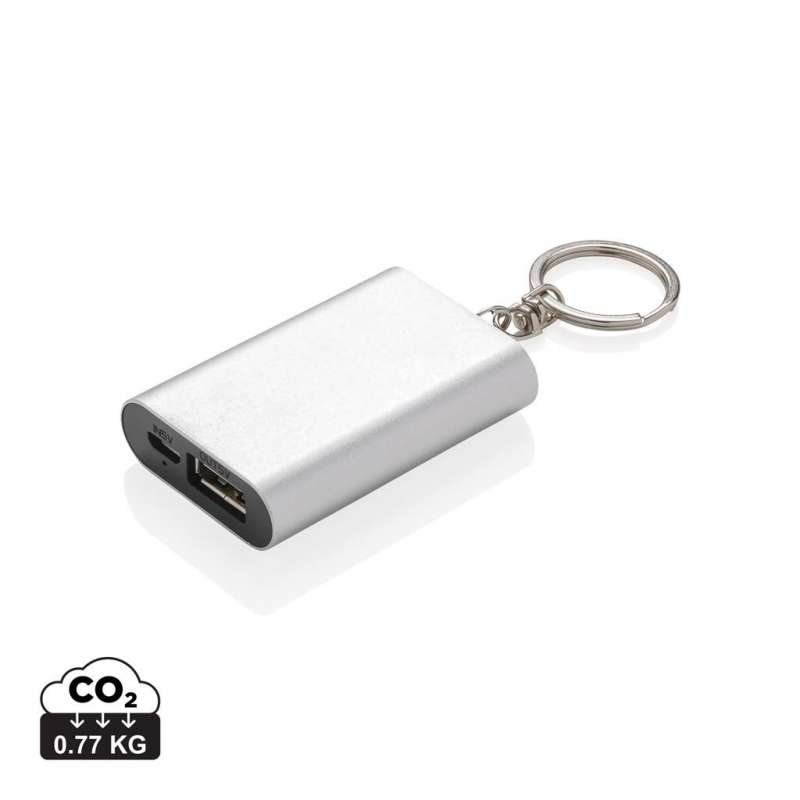 Schlüsselanhänger Powerbank 1000mAh Aluminium 1,2x3,6x5,4cm zu Großhandelspreisen - Smartphone-Zubehör zu Großhandelspreisen