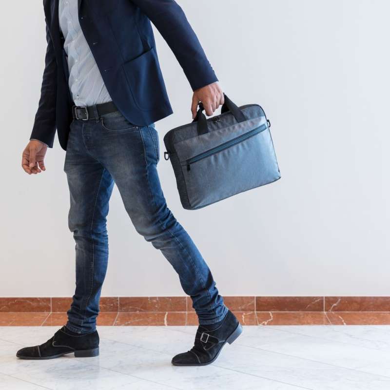 15'' Laptop Schoudertas 900D met Pockets - Tas tegen groothandelsprijzen