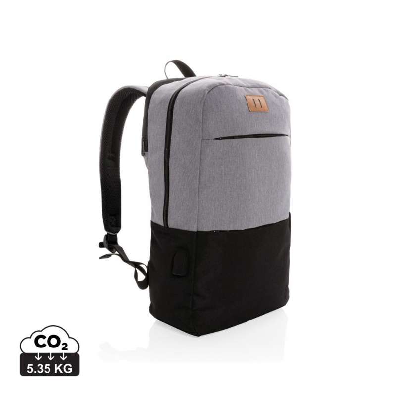Mochila 15,6" con USB y protección RFID - Mochila a precios de mayorista