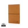 Quaderno A5 in pelle riciclata crema - Accessorio equo e sostenibile a prezzi all'ingrosso