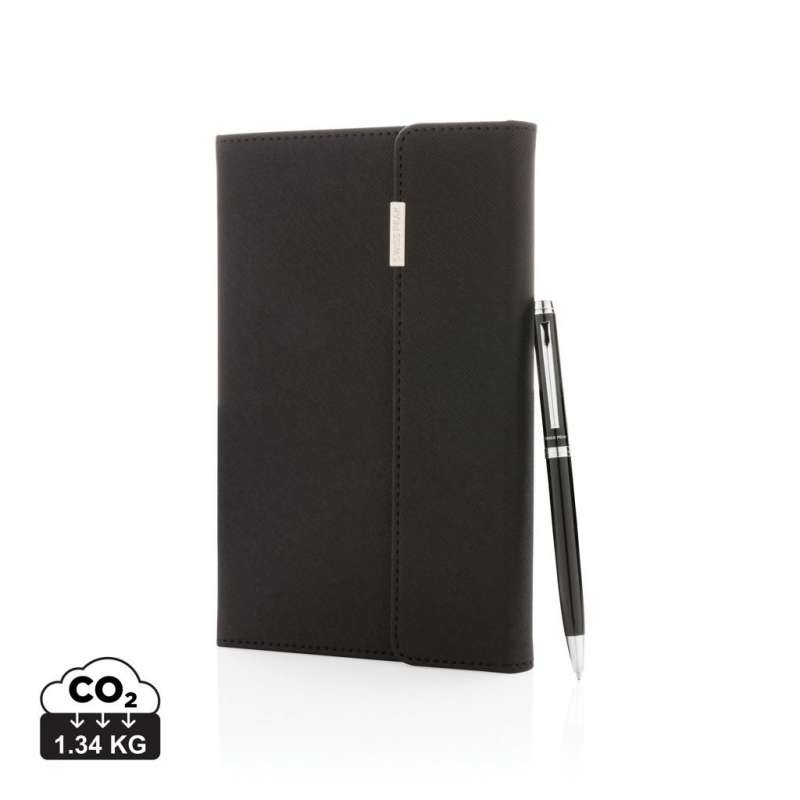 Set carnets de notes A5 et stylo Swiss Peak à prix grossiste - Petite fourniture diverse à prix de gros