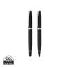 Elegant Blue Ink Roller and Ballpoint Pen Set - Pen set at wholesale prices
