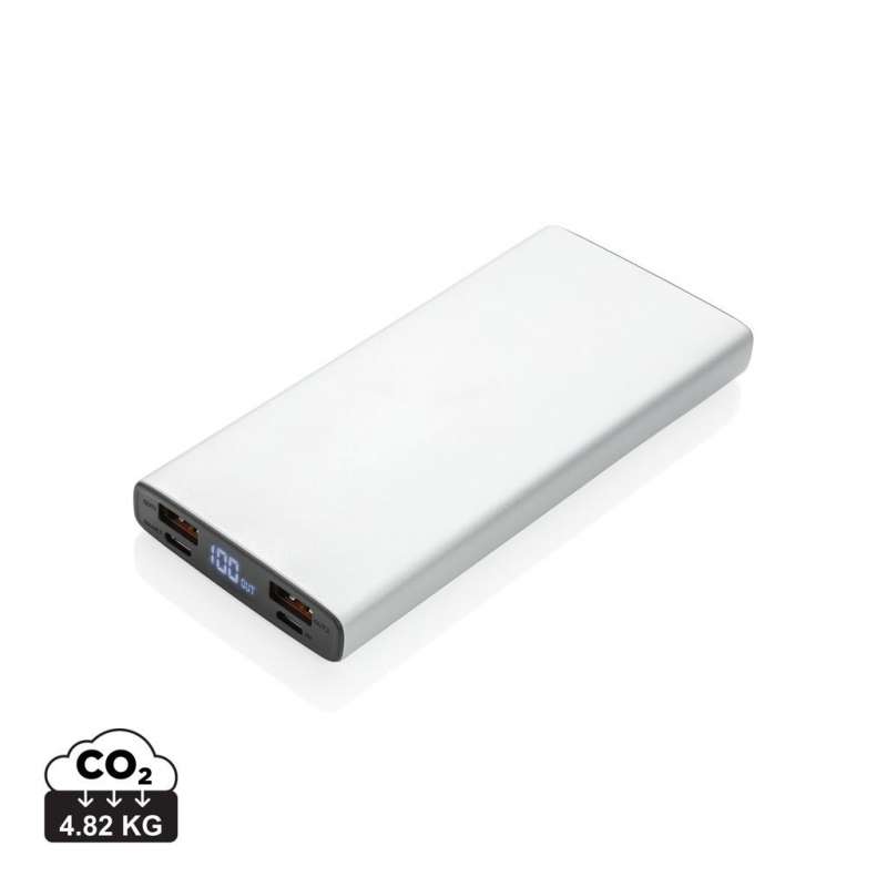 Powerbank 10.000 mAh Aluminium 18W kompakt zu Großhandelspreisen - Powerbank / externe Batterie zu Großhandelspreisen