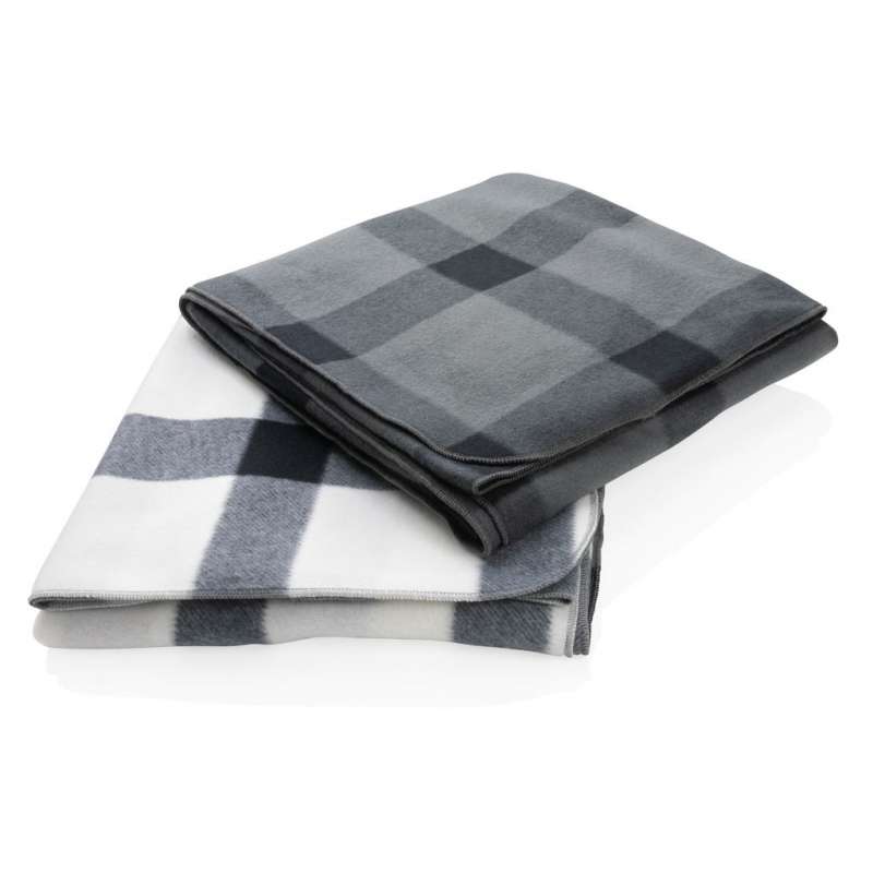 Karierter Fleece-Plaid 127x152 cm zu Großhandelspreisen - Plaid zu Großhandelspreisen
