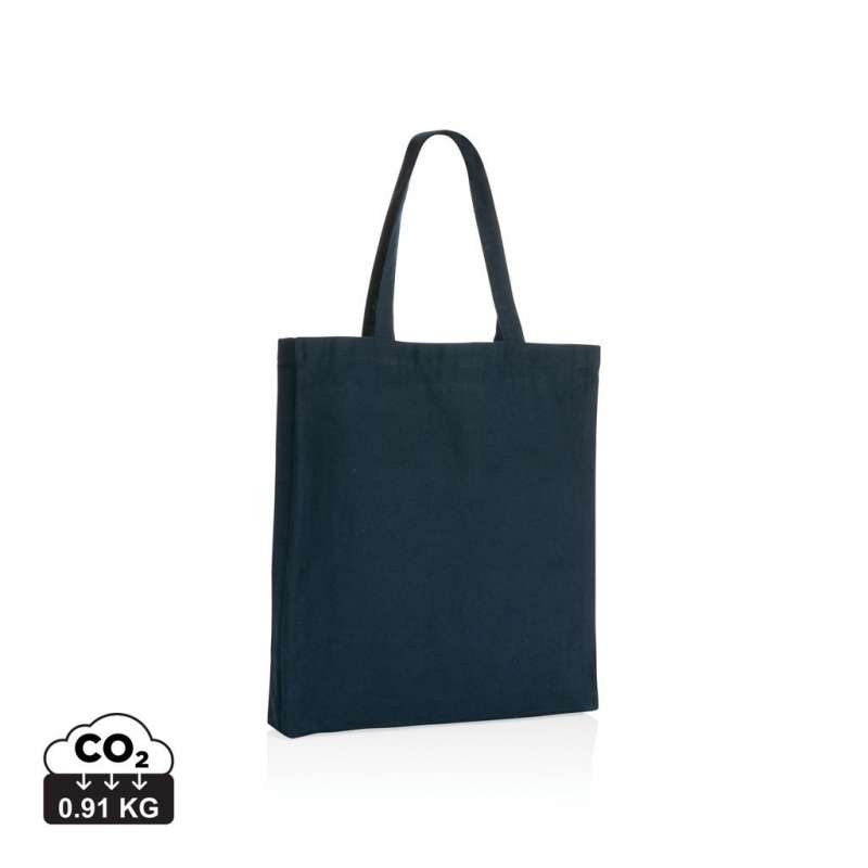 Saco tote reciclado 38x42 cm com soufflet - Acessório reciclável a preço grossista