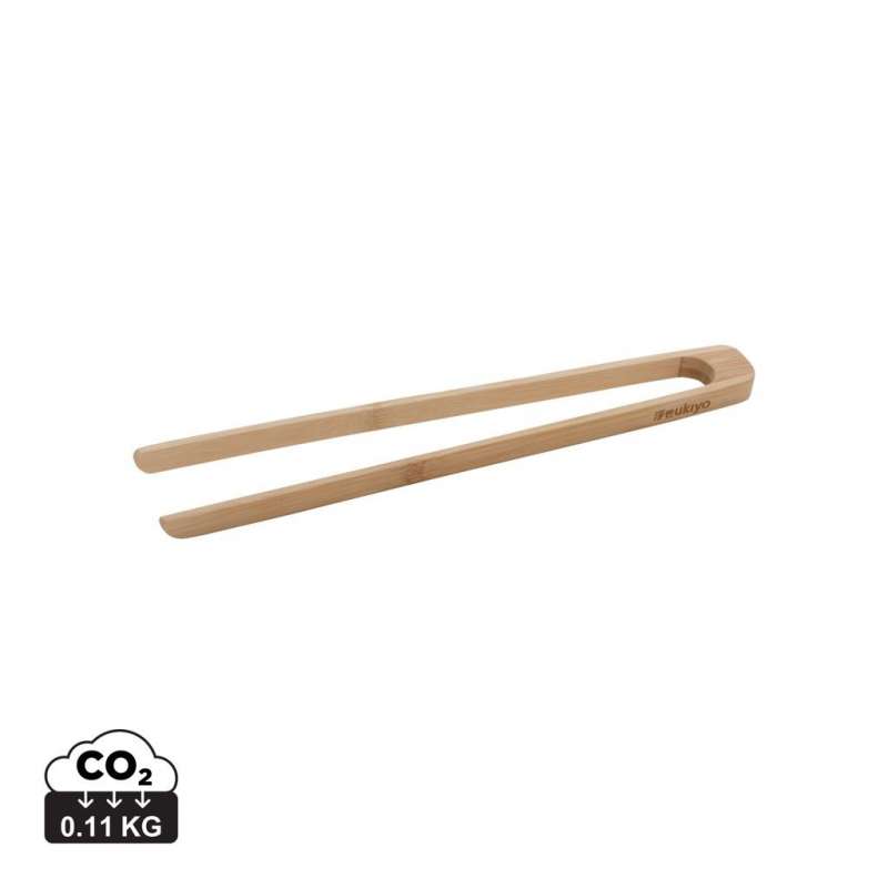 29cm Bamboo Serving Tongs in Gift Box at wholesale prices - Kitchen utensil at wholesale prices