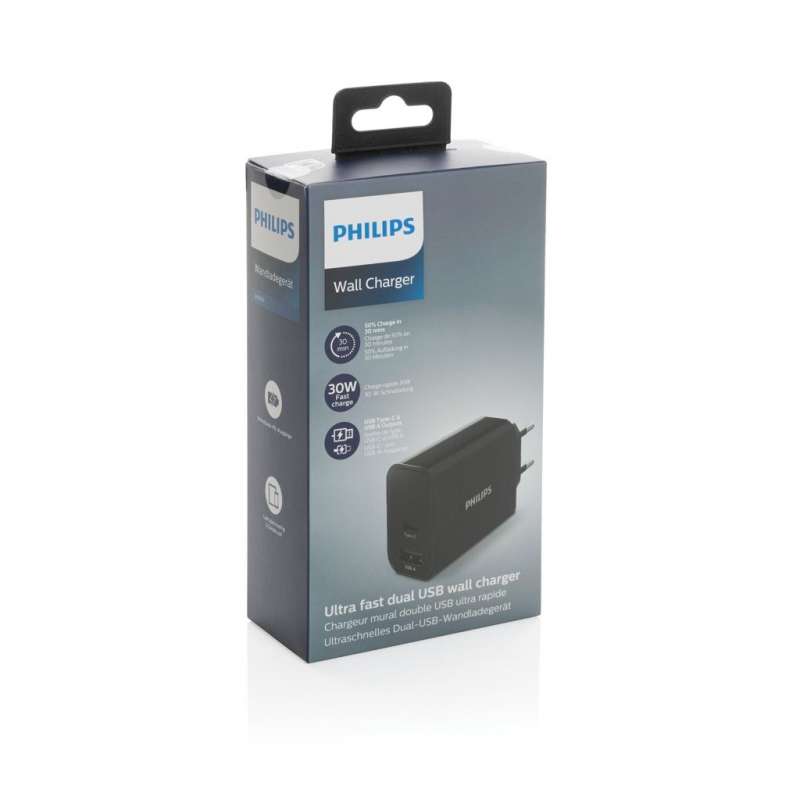 Carregador USB-C Rápido 30W 10x3x10 cm - Carregador de parede a preço grossista