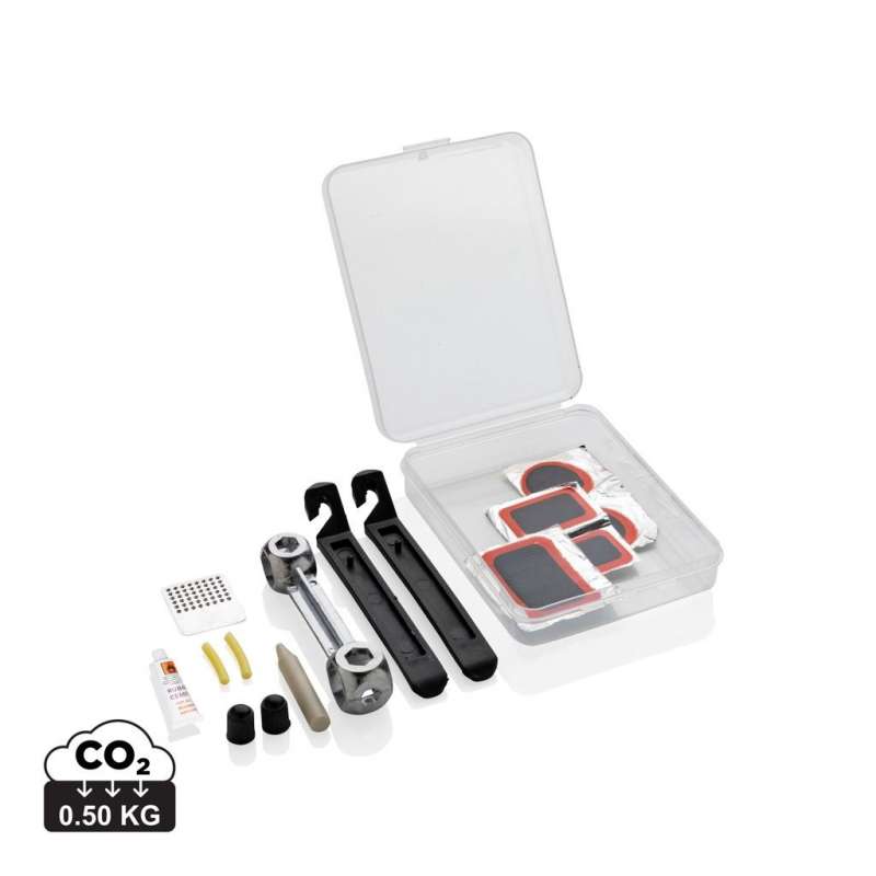 Kit de reparación compact para bicicleta 11x9 cm - kit de reparación para bicicleta a precios de mayorista