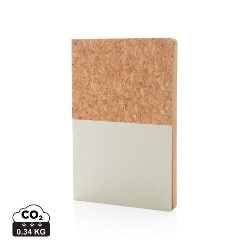 Quaderno A5 con copertina in sughero e kraft - Accessorio riciclabile a prezzi all'ingrosso