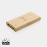 Powerbank 8000 mAh in bambù FSC® - Powerbank / batteria esterna a prezzi all'ingrosso Powerbank 8000 mAh in bambù FSC® - Powerbank / batteria esterna a prezzi all'ingrosso