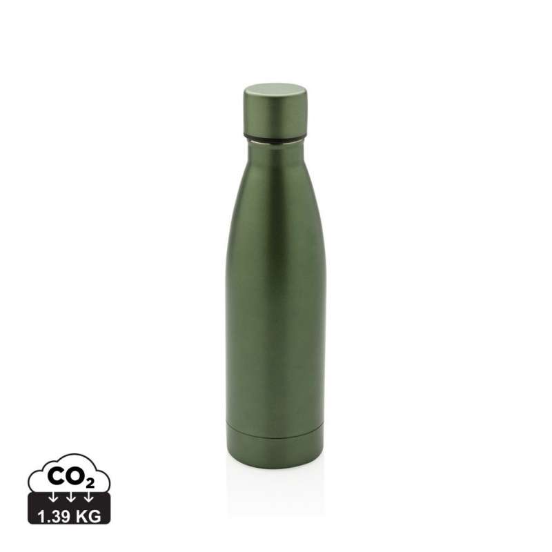 Bouteille thermique en inox recyclé RCS - Accessoire recyclable à prix de gros