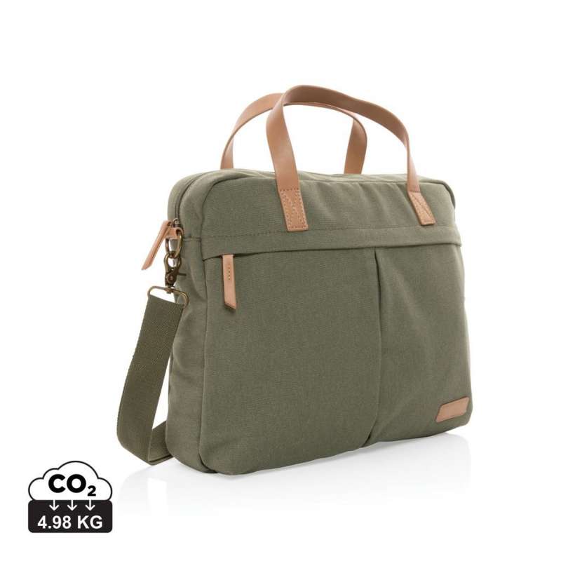 Bolsa de ordenador 15,6" en lona reciclada a precios de mayorista - Portafolios a precios de mayorista