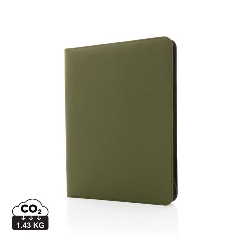 300 deniers rPET Impact Aware conference folder - Recyclable accessory at wholesale prices