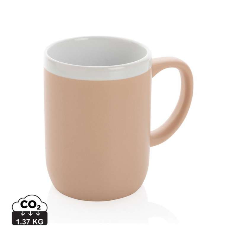 White-Rimmed 300ml Ceramic Mug - ceramic or porcelain mug at wholesale prices
