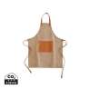 Robuuste leren schort 90 x 70 cm - Schort tegen groothandelsprijzen