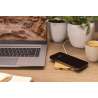 Chargeur sans fil 10 Watts et avec ports USB en bambou FSC® - Chargeur à induction à prix grossiste