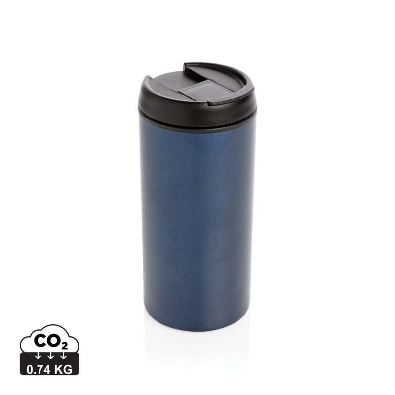 Mug Metro en acier inoxydable recyclé RCS - mug en métal à prix de gros