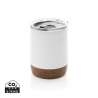 Petite tasse à café en liège et acier recyclé RCS - Mug isotherme à prix grossiste