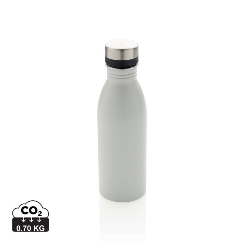 Bouteille deau 500ml en acier inox recyclé RCS - Accessoire recyclable à prix de gros