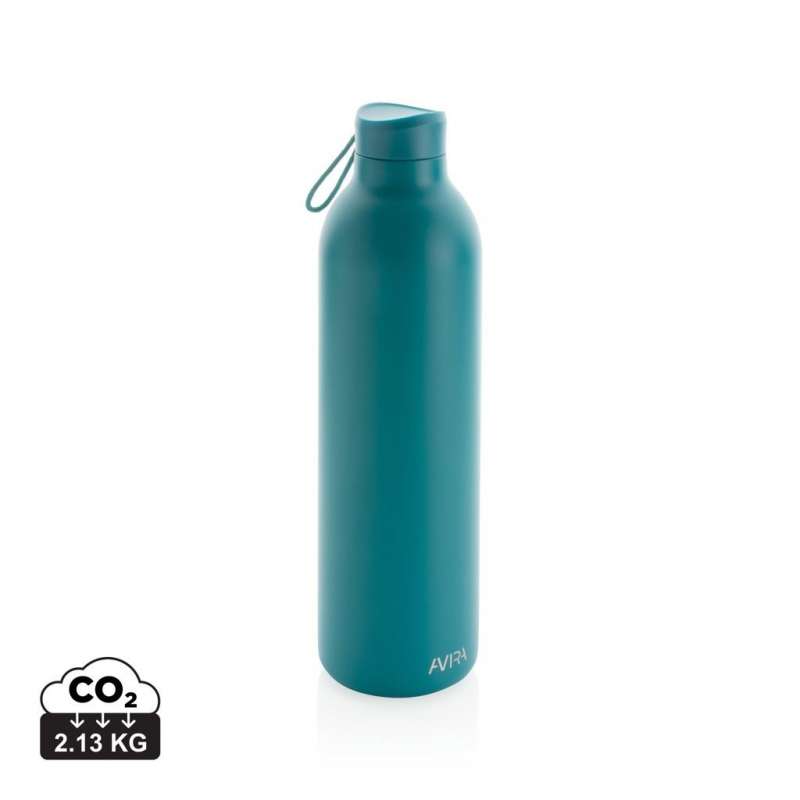 Bouteille isotherme 1L en acier recyclé RCS - Bouteille isotherme à prix de gros