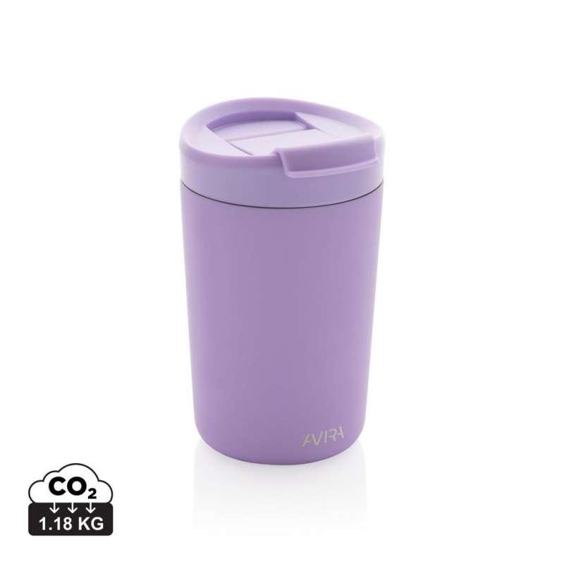Mug 300ml en acier recyclé RCS Avira Alya à prix de gros - mug en métal à prix grossiste