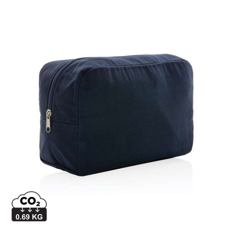 Aware toiletry bag in non-dyed recycled canvas - Toiletry bag at wholesale prices