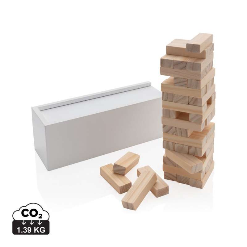 Juego de bloques de madera apilables 21.2 cm a precios de mayorista - Juego de madera a precios de mayorista