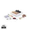 Set de jeux 5 en 1 en bois FSC® - Mikado à prix grossiste Set de jeux 5 en 1 en bois FSC® - Mikado à prix grossiste