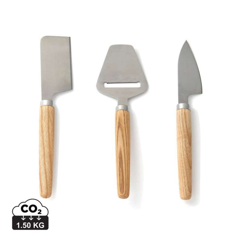 Retro Käsemesser Set, 3-teilig, 5.6 x 18 cm - Käsemesser zu Großhandelspreisen