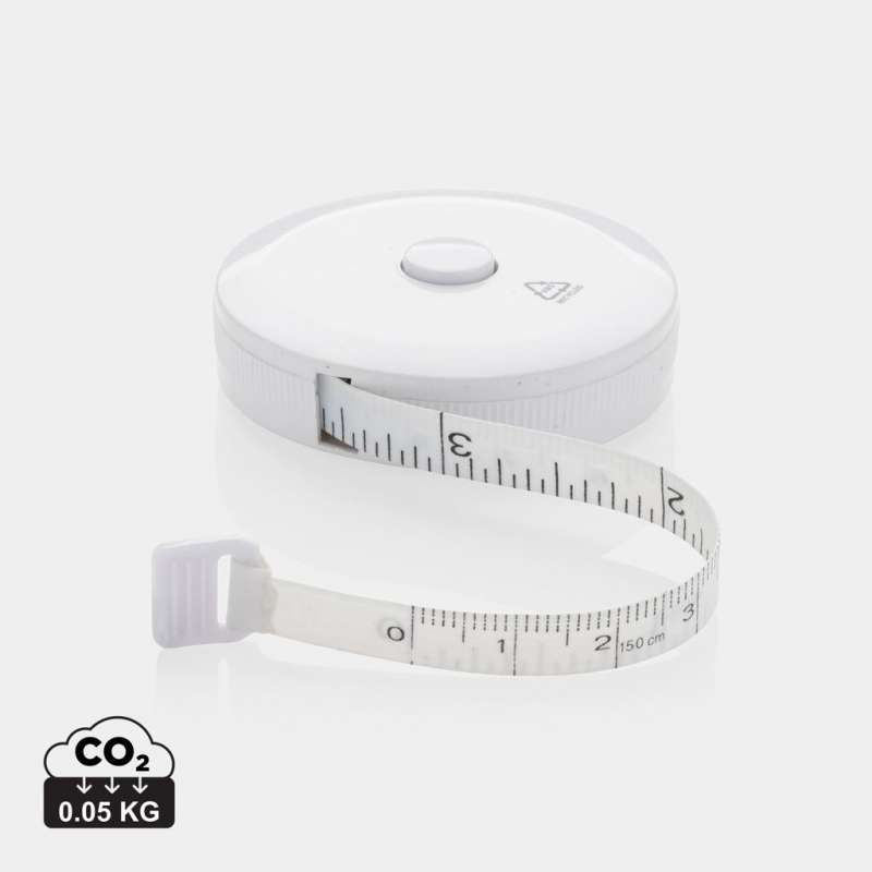 RCS recycled plastique tailor's tape measure - Recyclable accessory at wholesale prices