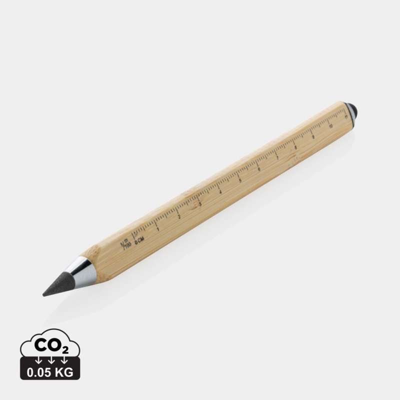 Bamboo Multi-Tasking Pencil 14.8 cm Long - Eternal pencil at wholesale prices