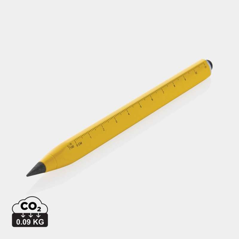 RCS Eon infinity multi-task pencil in recycled aluminum at wholesale prices - Eternal pencil at wholesale prices