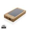 Batería solar de 10.000mAh en bambú - Producto de energía solar a precios de mayorista