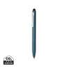 Penna in alluminio riciclato 1 mm blu con stylus - Stylo en métal a prezzi all'ingrosso