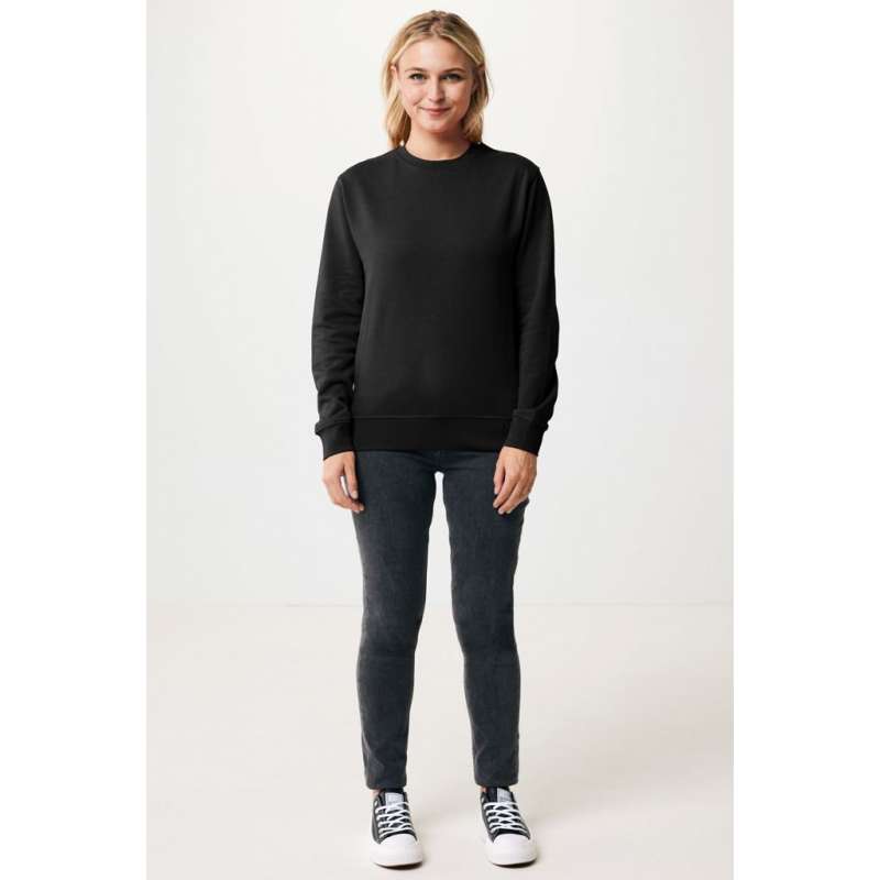Sweater leve unisexe em algodão reciclado 280G/M² - Sweatshirt a preço grossista