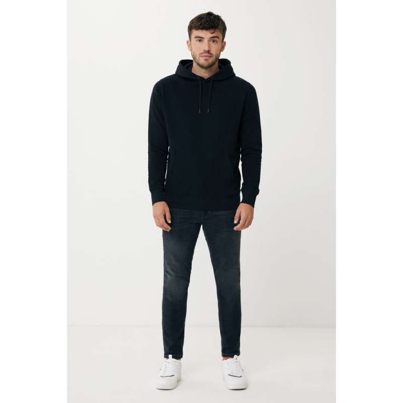 Sweater à capuche léger en coton recyclé Iqoniq Rila à prix grossiste - Hoodie  à prix de gros