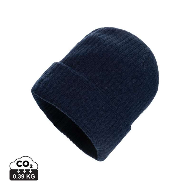 Gorro reverso tricotado reciclado  AWARE™ - Gorro a precios de mayorista