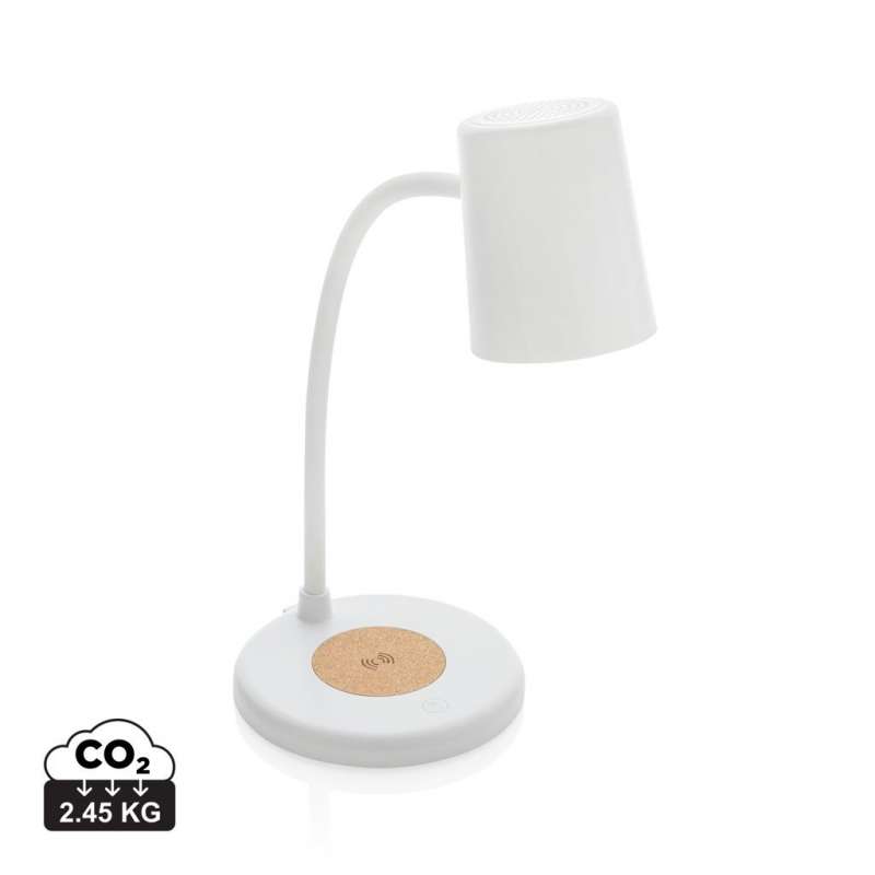 Lampe 15 Watts en liège et plastique - Lampe de bureau à prix grossiste