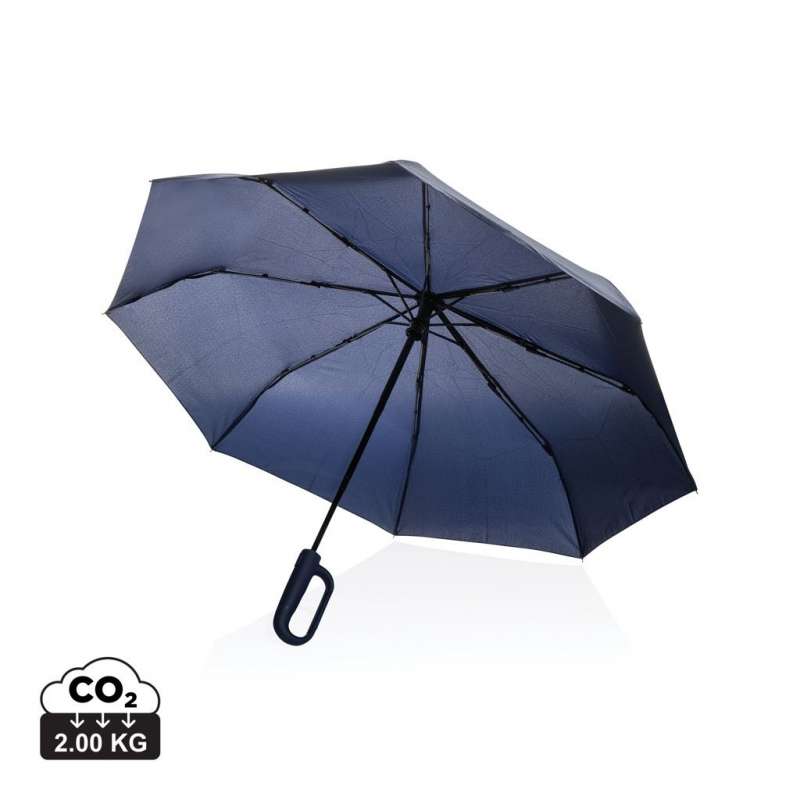 Parapluie 21'' avec mousqueton en rPET AWARE Yara à prix grossiste - Parapluie à prix de gros