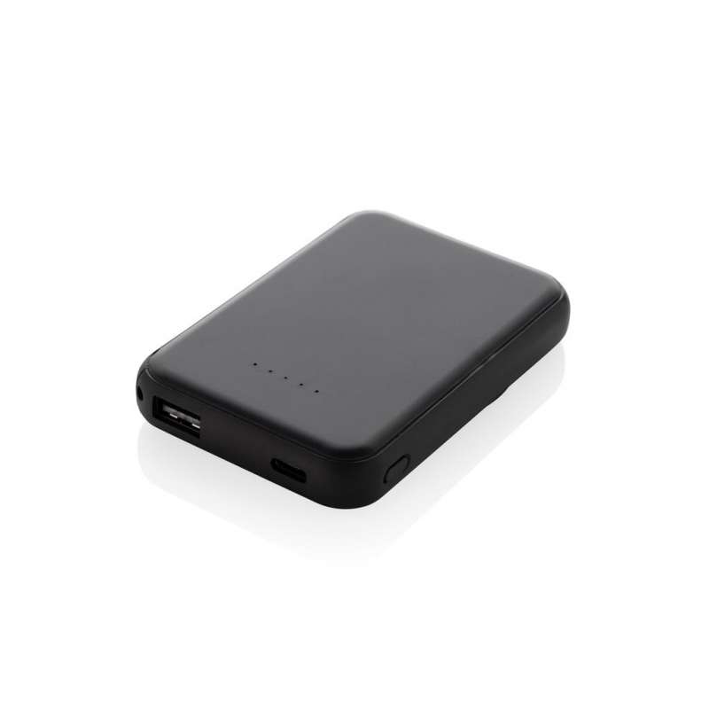Powerbank 5000mAh et 5W en plastique recyclé RCS Stellar à prix de gros - Powerbank / batterie externe à prix grossiste