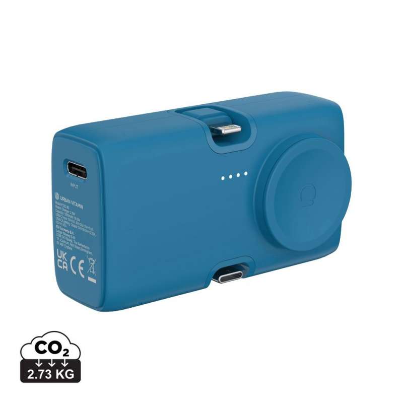 Powerbank 5000mAh 20W em plástico reciclado - Powerbank / bateria externa a preço grossista