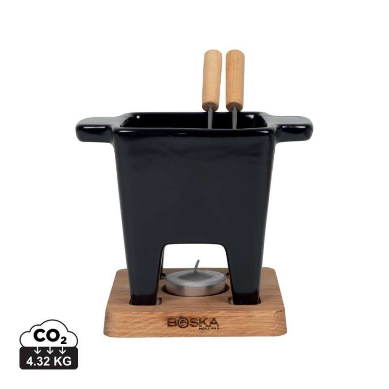 Fondue Tapas Nero 300 ml per Due - apparecchio per fonduta a prezzi all'ingrosso