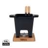 Black 300ml Mini Fondue Set for Two - fondue maker at wholesale prices