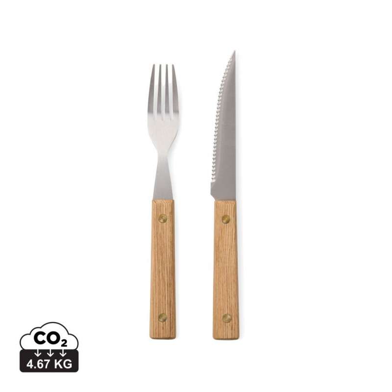 8-delige BBQ bestekset in Scandinavisch design tegen groothandelsprijzen - Bestek tegen groothandelsprijzen