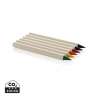 t of 6 Eco-Friendly 9cm Colored Pencil - Eternal pencil at wholesale prices