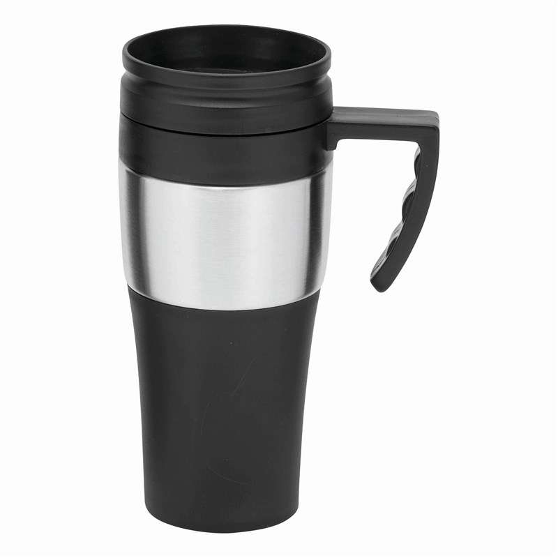 Taza isotérmica 400 ml con tapa ajustable a precios de mayorista - Taza con tapa a precios de mayorista