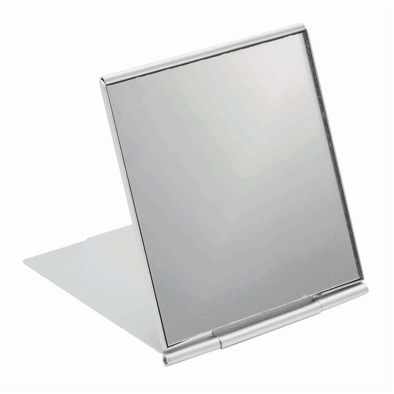 Espejo de bolsillo de aluminio 6x7 cm - Espejo de bolsillo a precios de mayorista