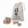 Natuurlijke Houten Crazy Cube 4x4x4 cm - Houten spel tegen groothandelsprijzen